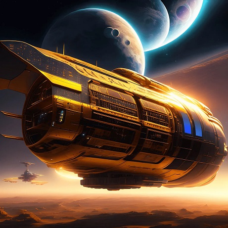 AI繪畫科幻圖片3